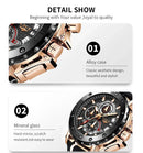 Mens Watches Top Brand Luxury Quartz Watch For Men Waterproof Sport Big