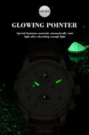 Men's Watches Waterproof Watch for Men Chronograph Fashion Quartz