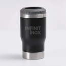 Kit 2 Copos Térmicos Cooler Infinit Inox + 2 Tampas Brinde
